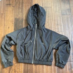 small cropped active zip up (forever 21)